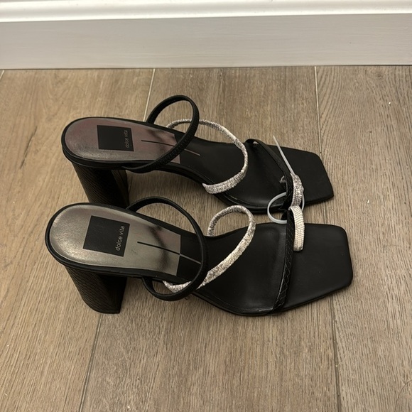 NEW! Dolce Vita Black Onyx Stella Prisma Heels - Size 8.5 - Picture 12 of 13